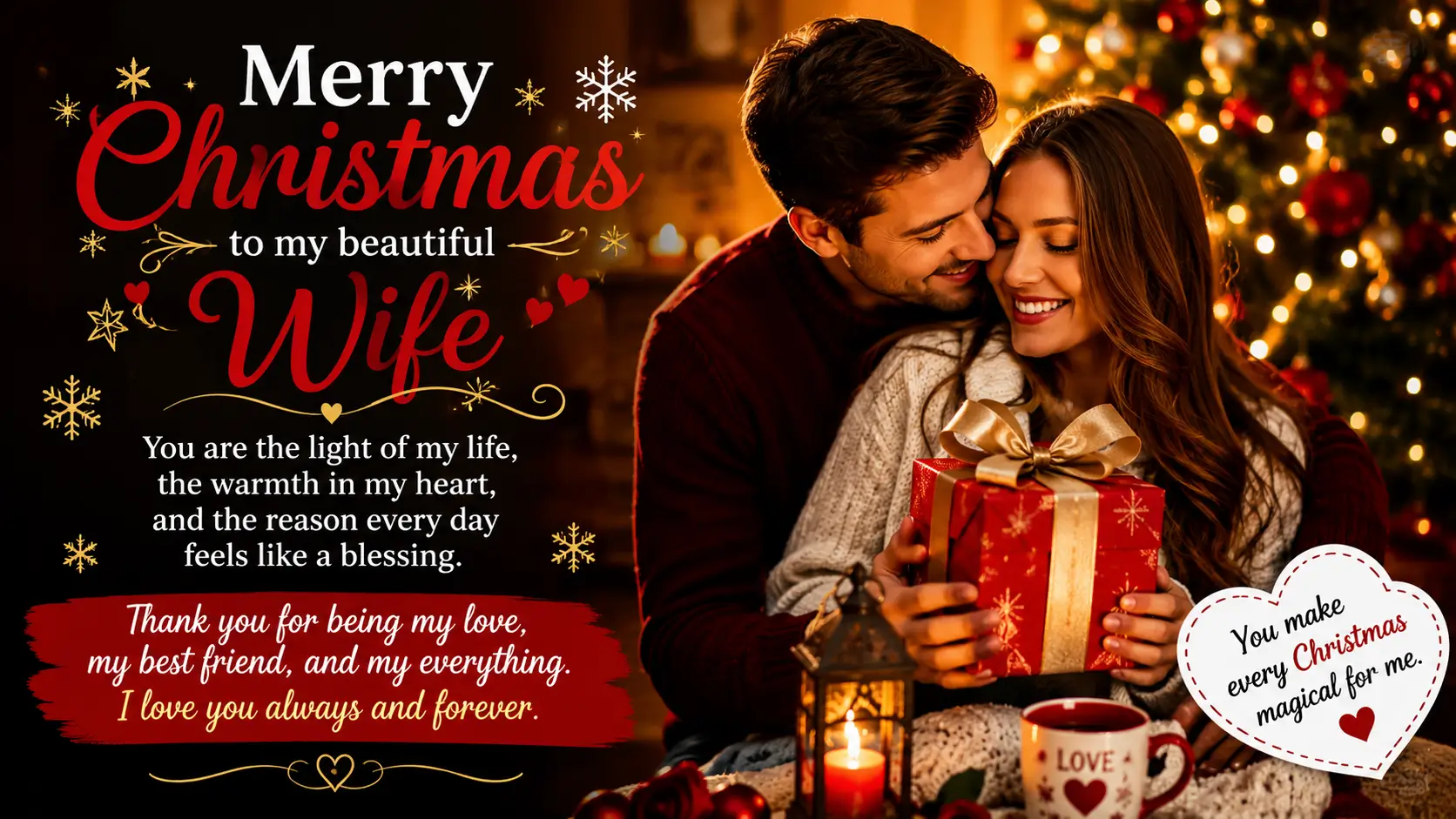 christmas wishes for wife