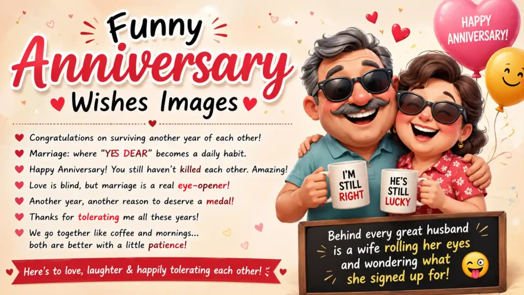 Funny Anniversary Wishes Images