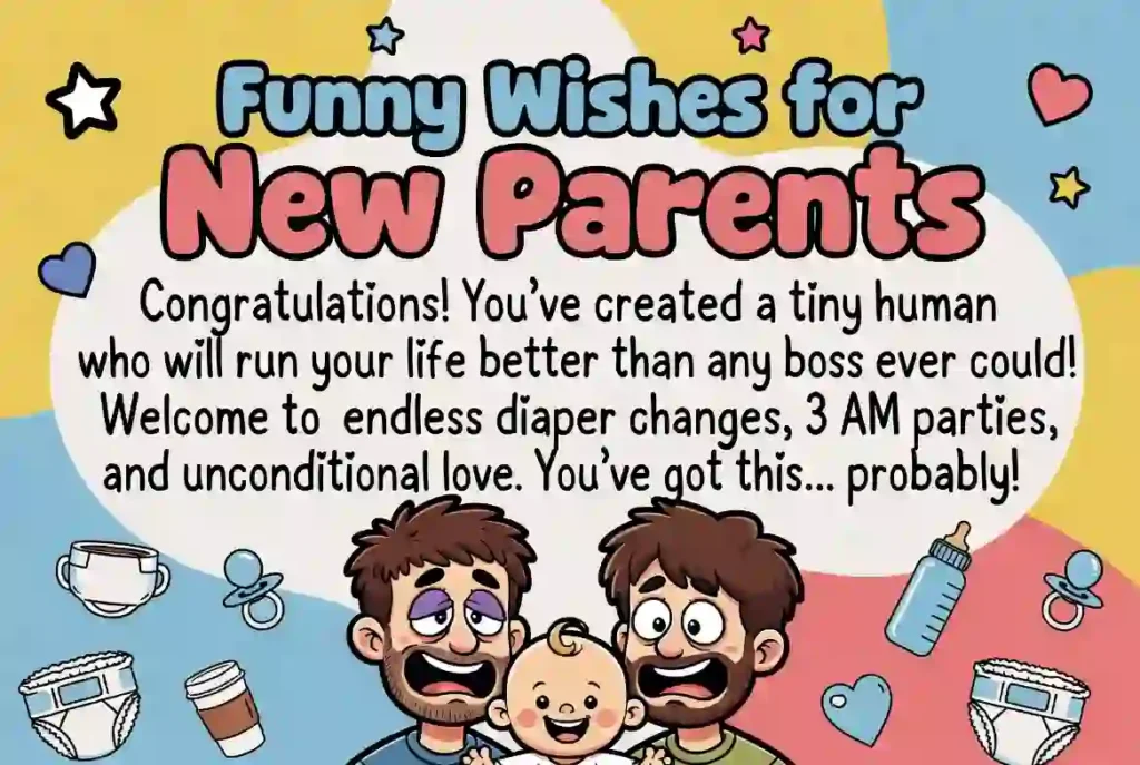 Funny Wishes for New Parents