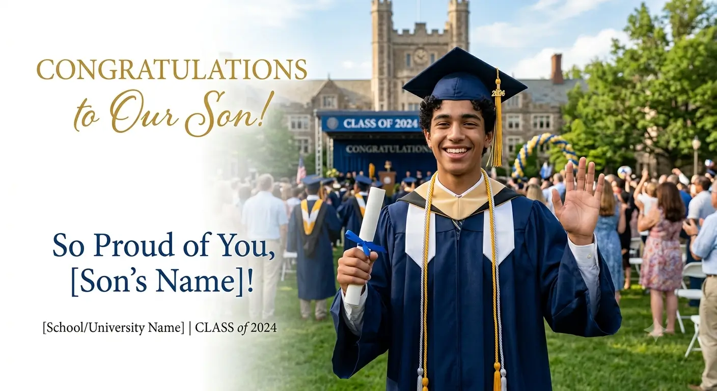 graduation wishes for son