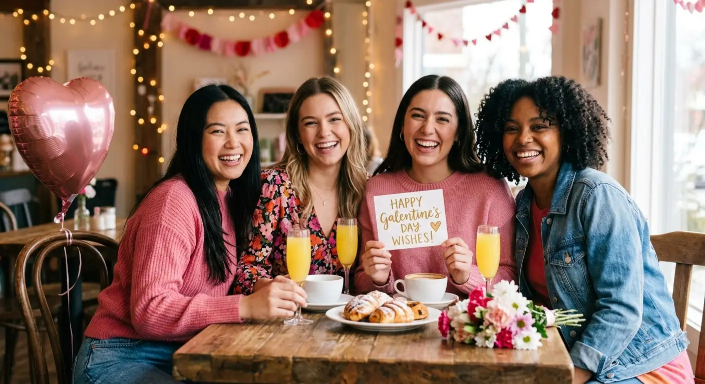 happy galentines day wishes