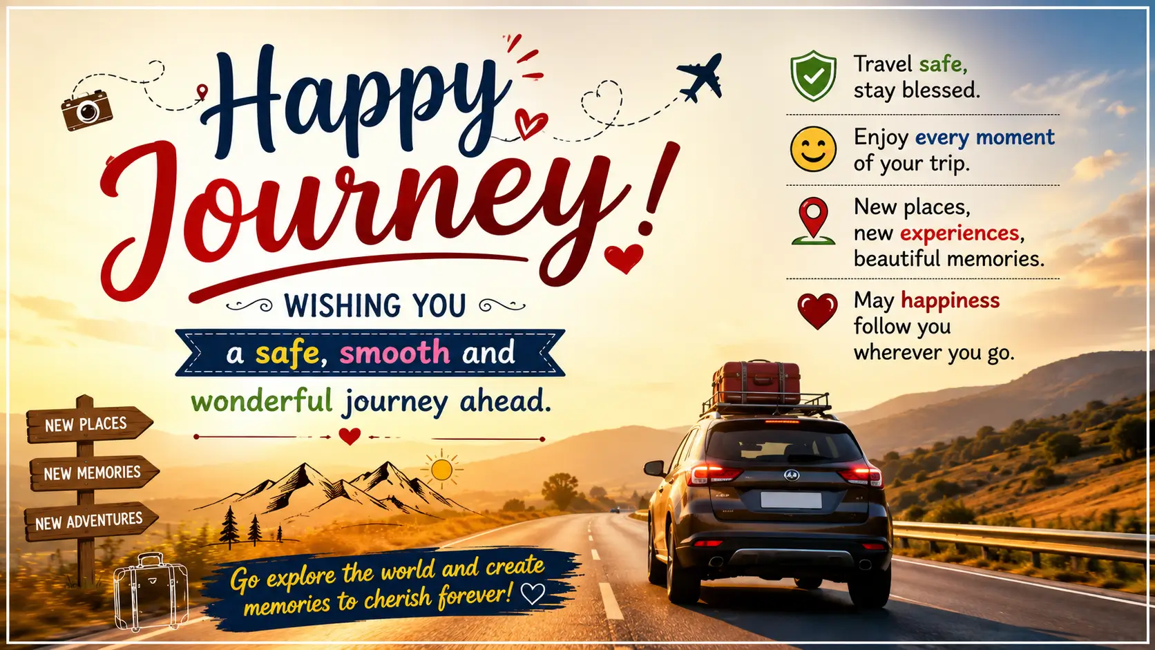 happy journey wishes images