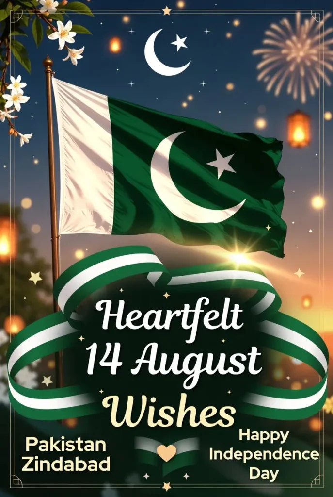 Heartfelt 14 August Wishes