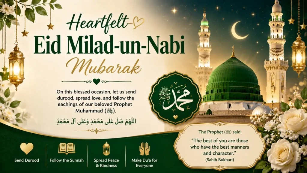  Heartfelt Eid Milad-un-Nabi Wishes