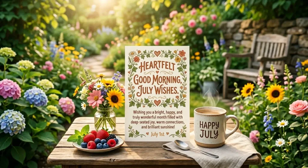 Heartfelt Good Morning July Wishes