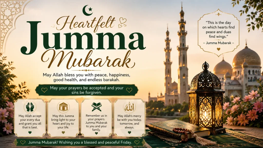 Heartfelt Jumma Mubarak Wishes