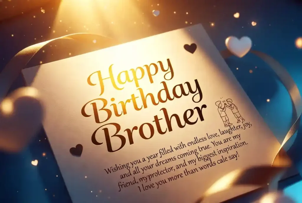 Heartfelt Love Birthday Wishes for Brother