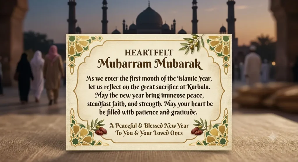 Heartfelt Muharram Mubarak Images Messages