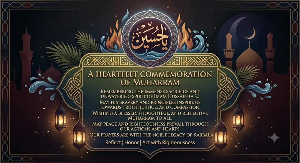 Heartfelt Religious Muharram Messages