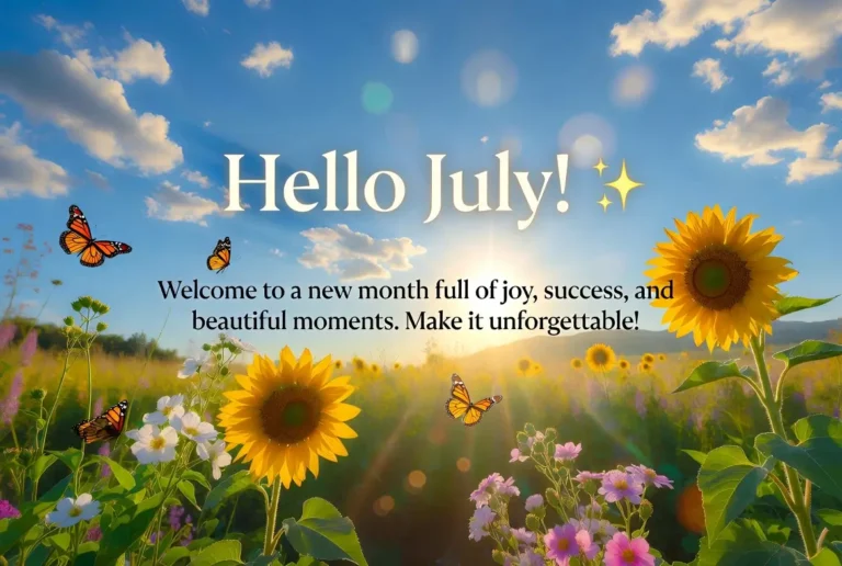 Hello July Wishes