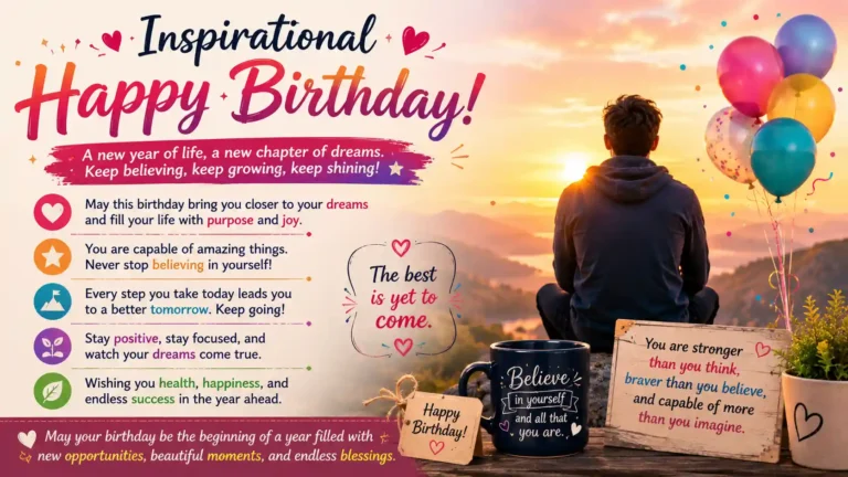 inspirational happy birthday wishes