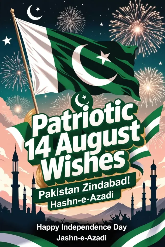 Patriotic 14 August Wishes