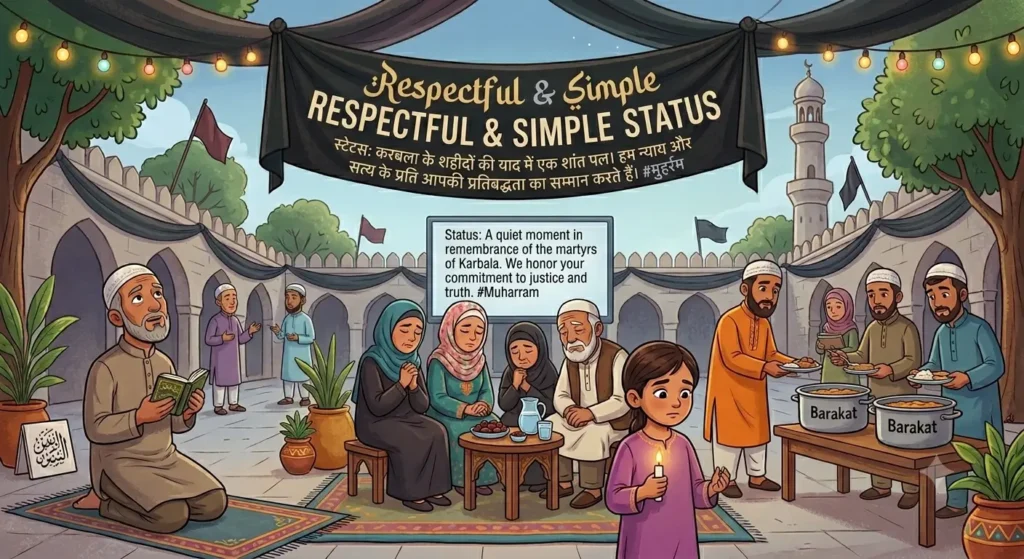 Respectful & Simple Muharram Status