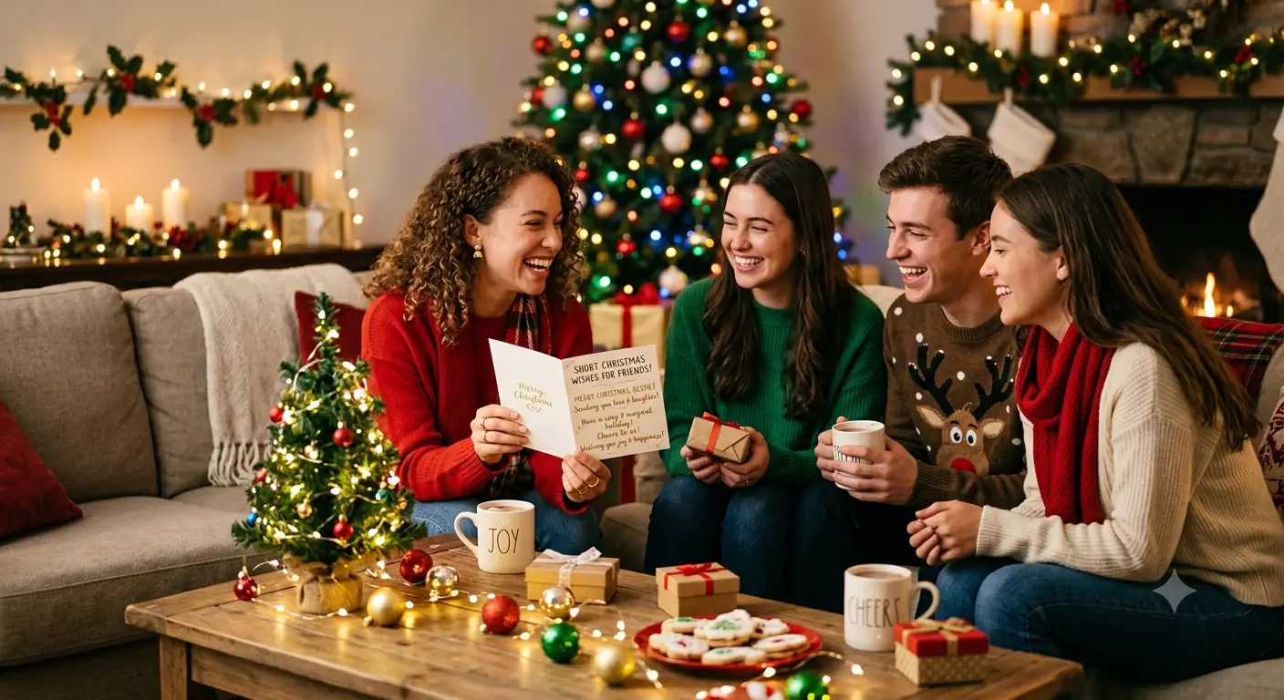 short christmas wishes for friends