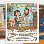 short funny marriage anniversary wishes to friend