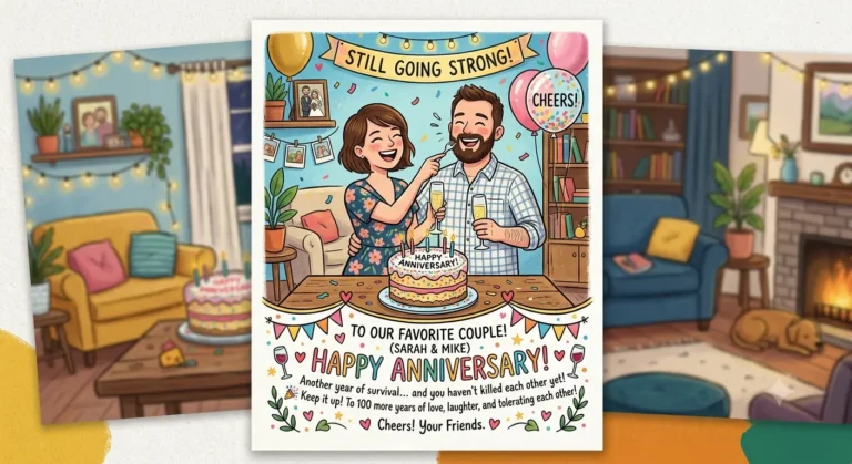 short funny marriage anniversary wishes to friend
