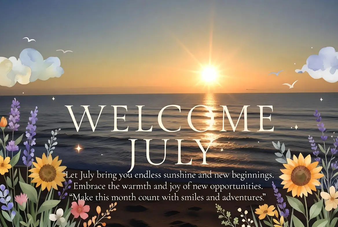 Welcome July Quotes