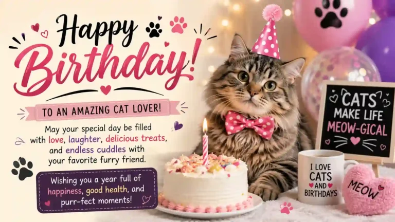birthday wishes for cat lovers