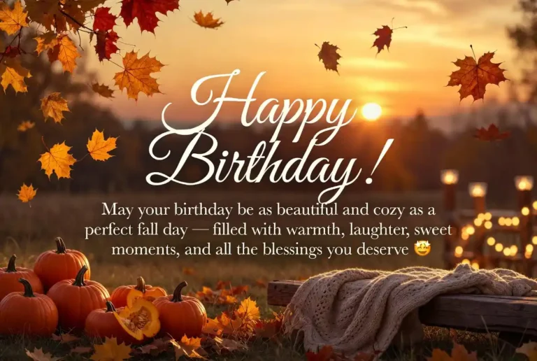 fall birthday wishes