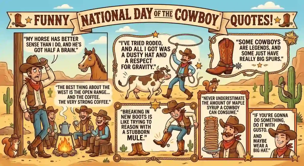  Funny National Day of the Cowboy Quotes