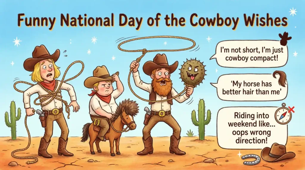 Funny National Day of the Cowboy Wishes