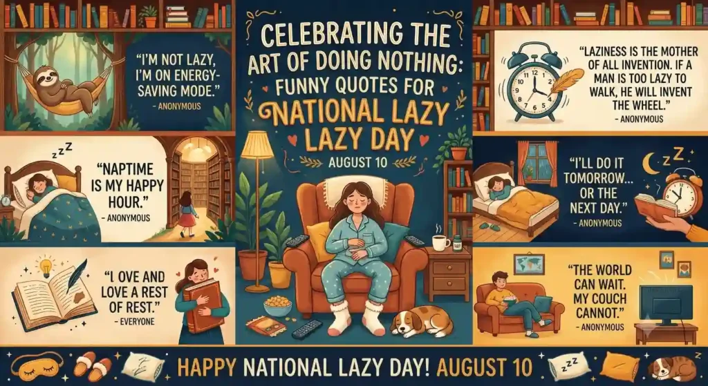 Funny National Lazy Day Quotes