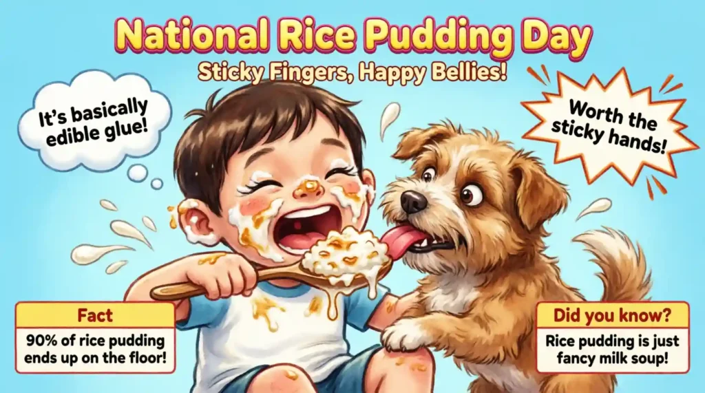 Funny National Rice Pudding Day Wishes