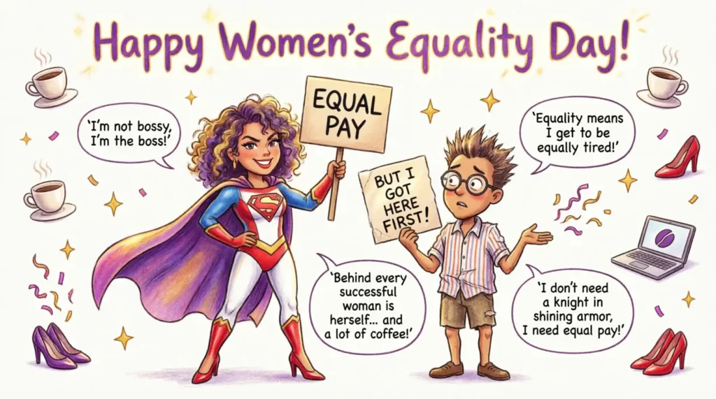 Funny Women's Equality Day Quotes