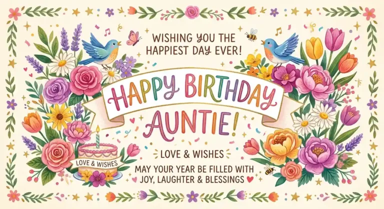happy birthday wishes aunt