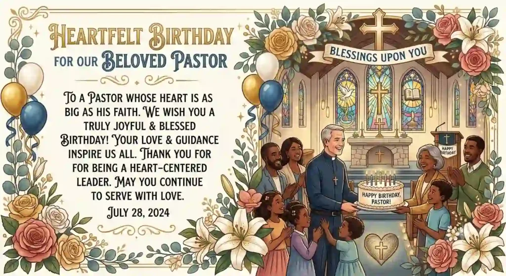Heartfelt Birthday Wishes for Pastor