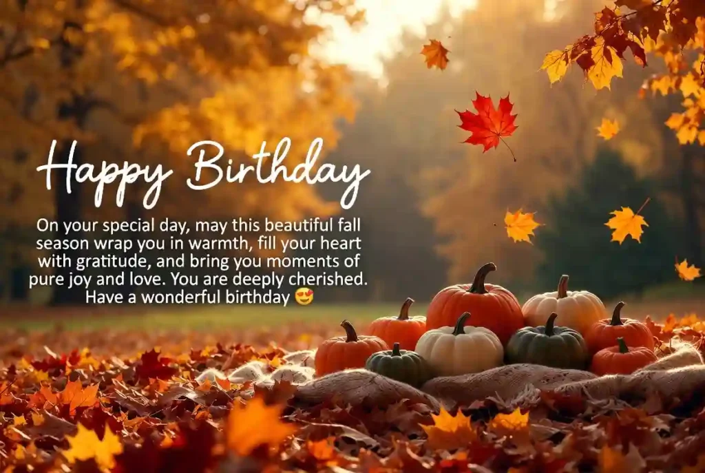  Heartfelt fall birthday wishes