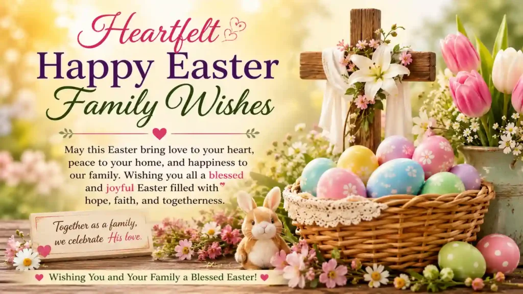Heartfelt Happy Easter Family Wishes