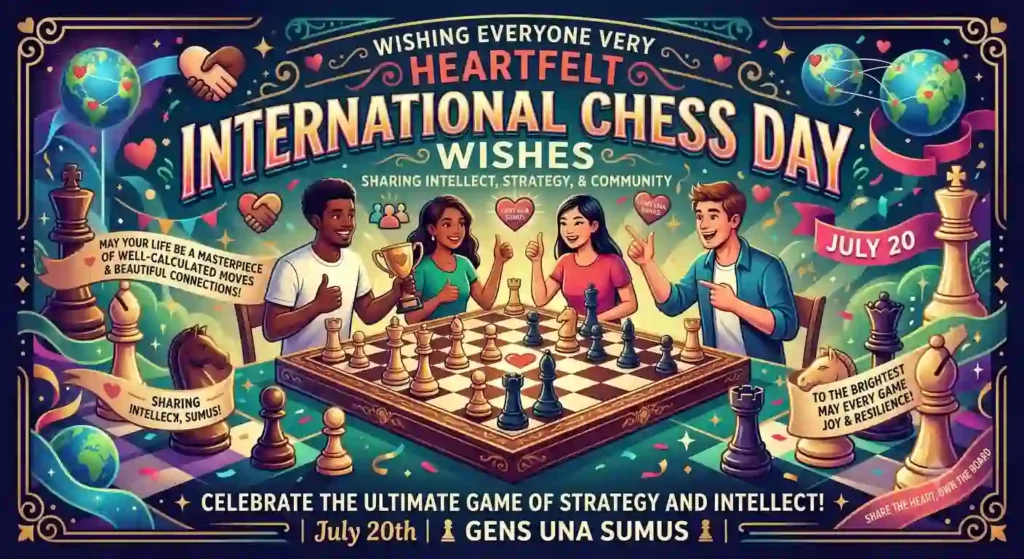 Heartfelt International Chess Day Wishes
