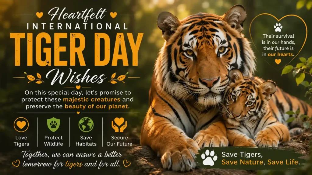 Heartfelt International Tiger Day Wishes