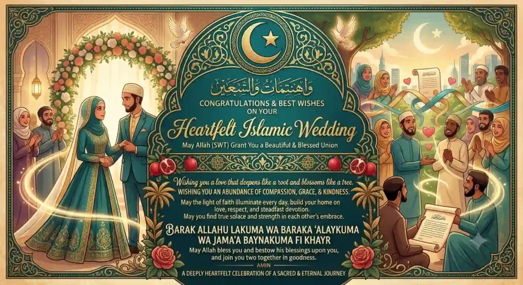 Heartfelt Islamic Wishes on Wedding