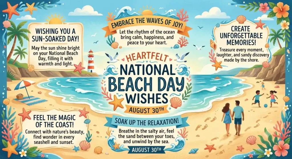 Heartfelt National Beach Day Wishes