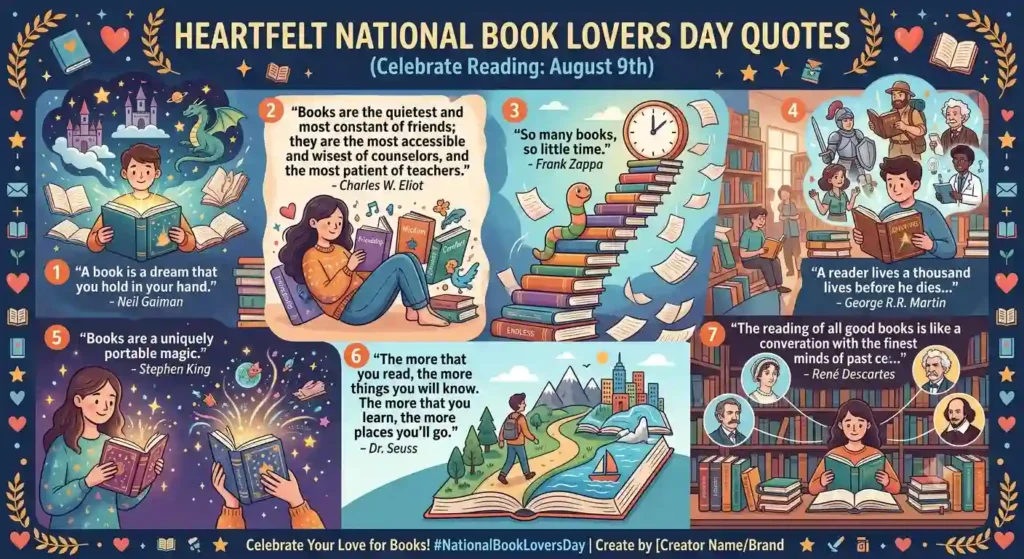 Heartfelt National Book Lovers Day Quotes