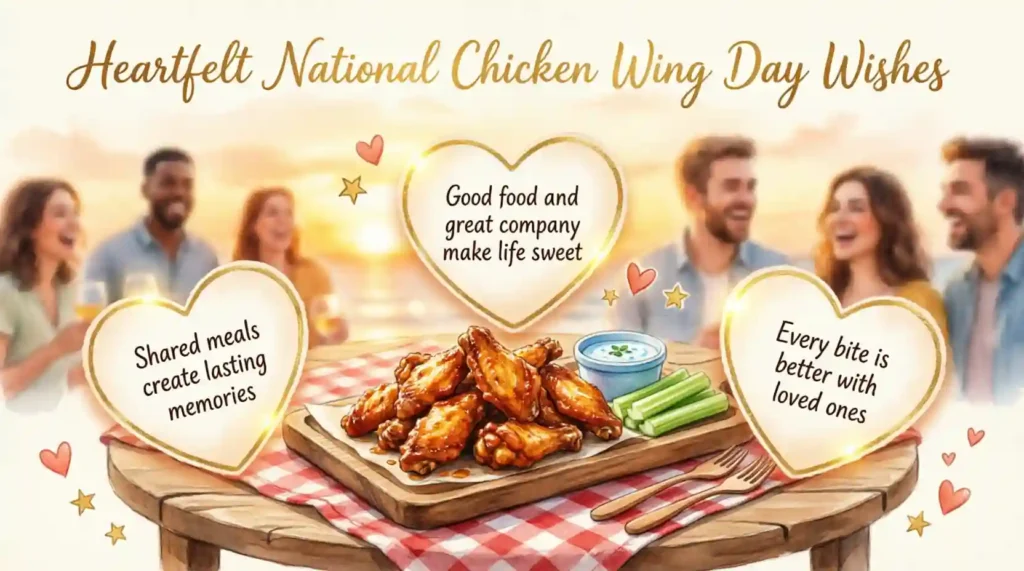 Heartfelt National Chicken Wing Day Wishes