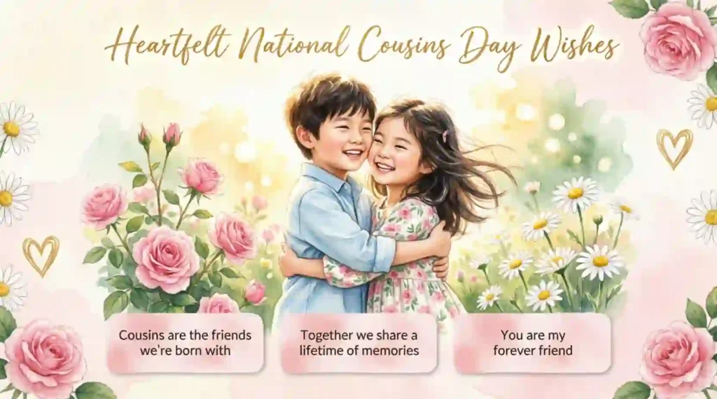 Heartfelt National Cousins Day Wishes
