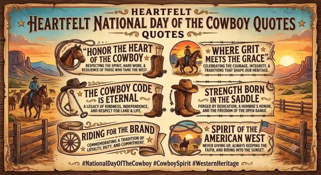 Heartfelt National Day of the Cowboy Quotes