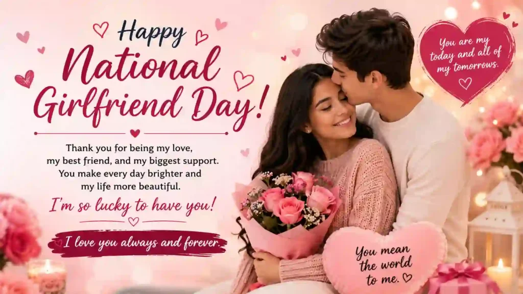 Heartfelt National Girlfriend Day Wishes