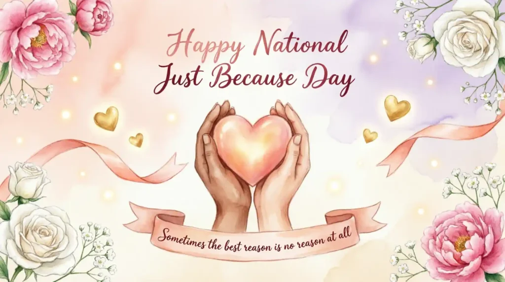 Heartfelt National Just Because Day Wishes