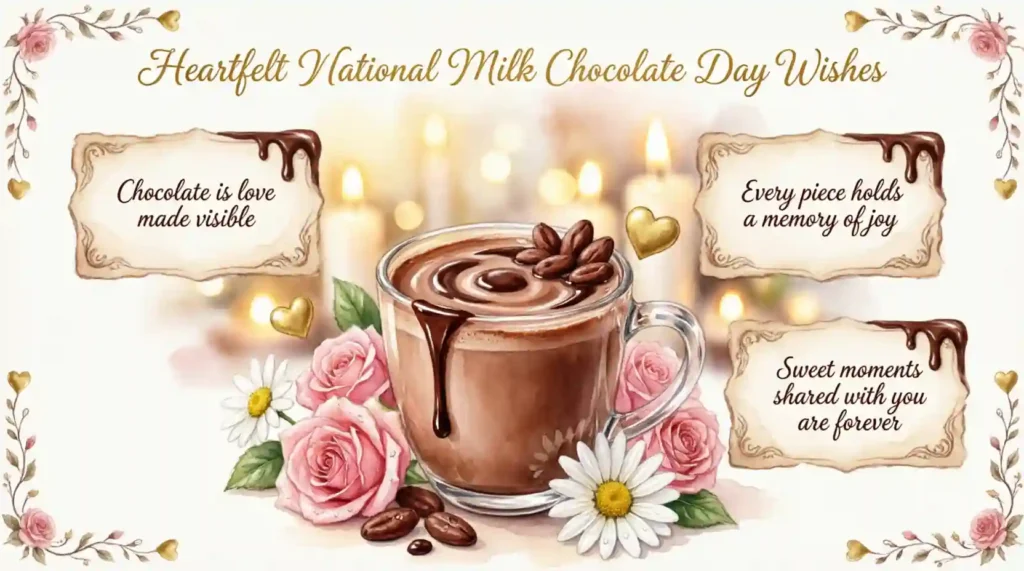 Heartfelt National Milk Chocolate Day Wishes
