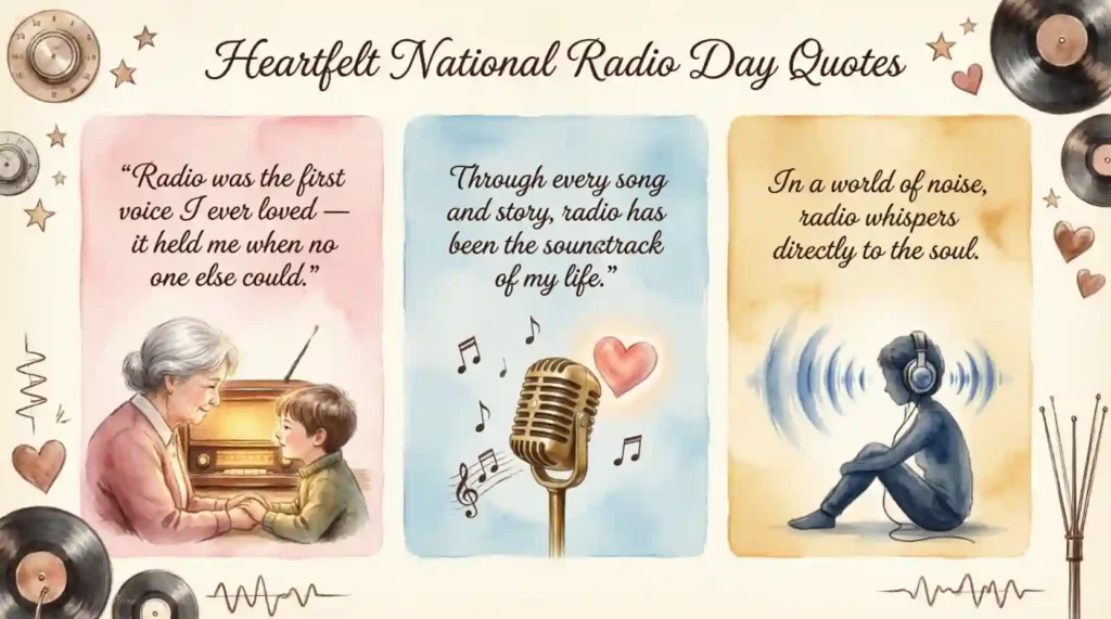 Heartfelt National Radio Day Quotes