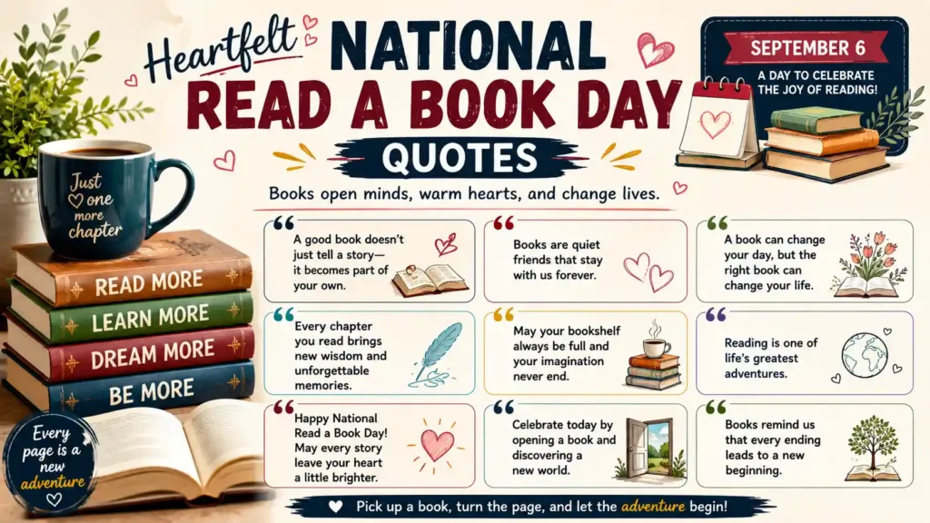 Heartfelt National Read a Book Day Quotes