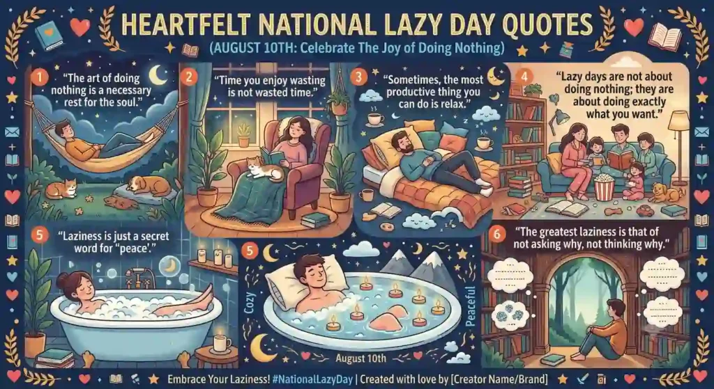 Heartfelt National Relaxation Day Wishes