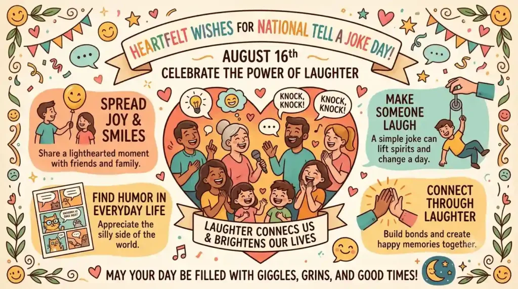 Heartfelt National Tell a Joke Day Wishes