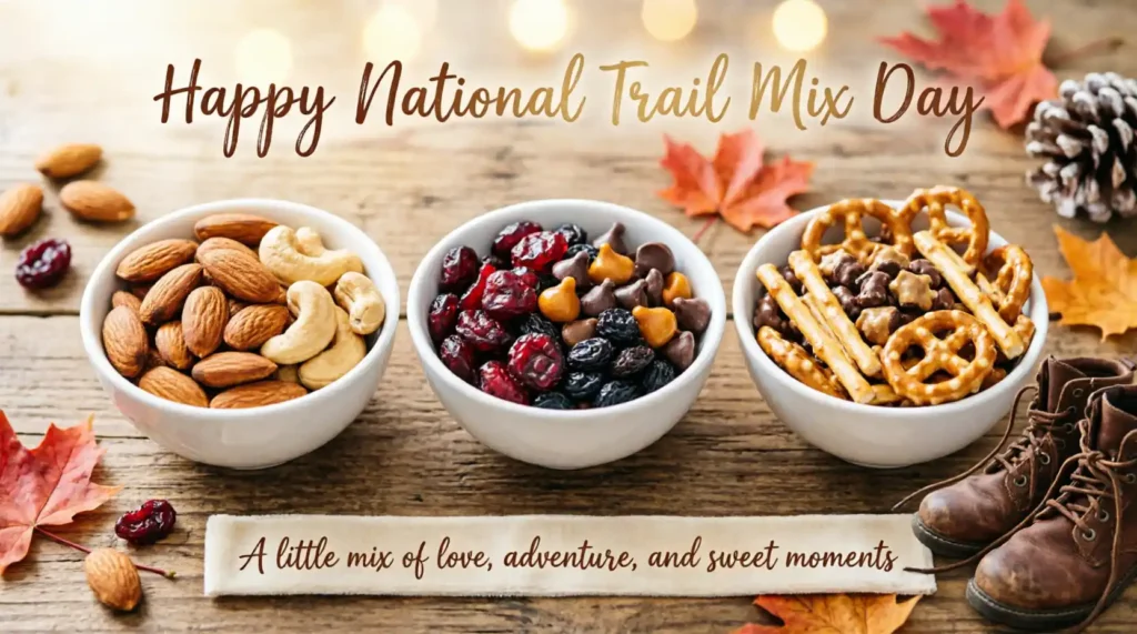 Heartfelt National Trail Mix Day Wishes