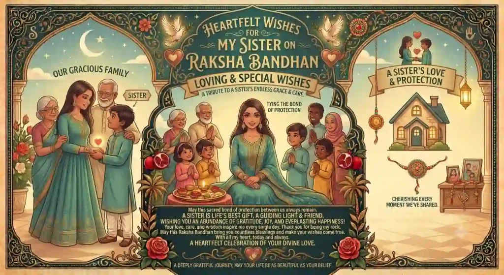 Heartfelt Raksha Bandhan Wishes for Sister