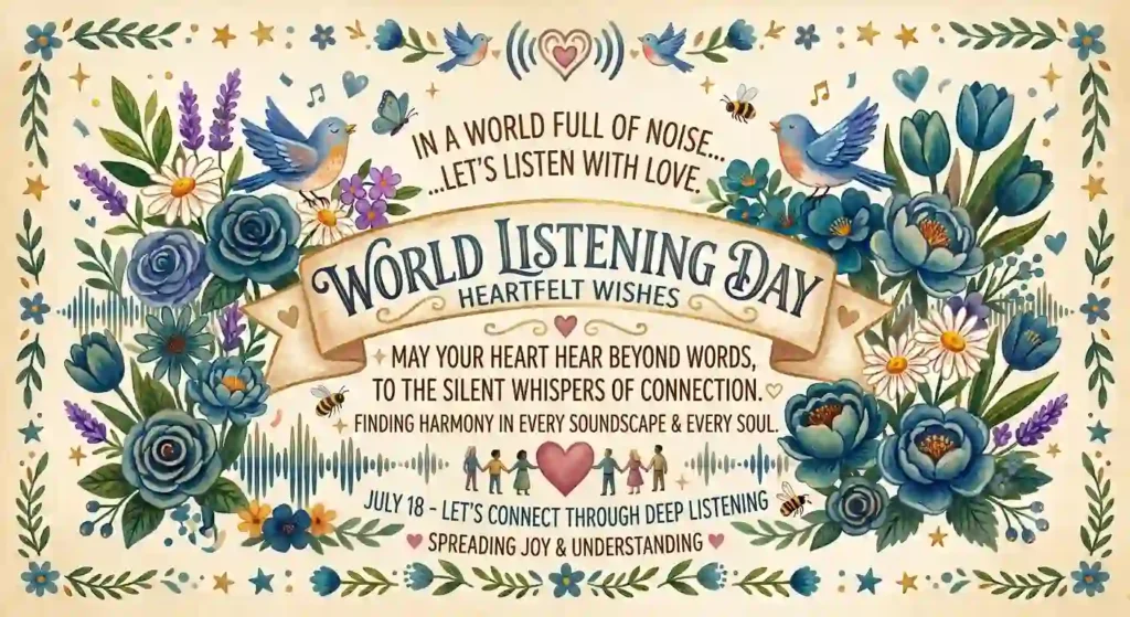 Heartfelt World Listening Day Wishes